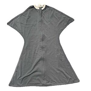 Sleeping Baby Charcoal Grey Transitional Swaddle Sleep Sack Size Small 4-8 M